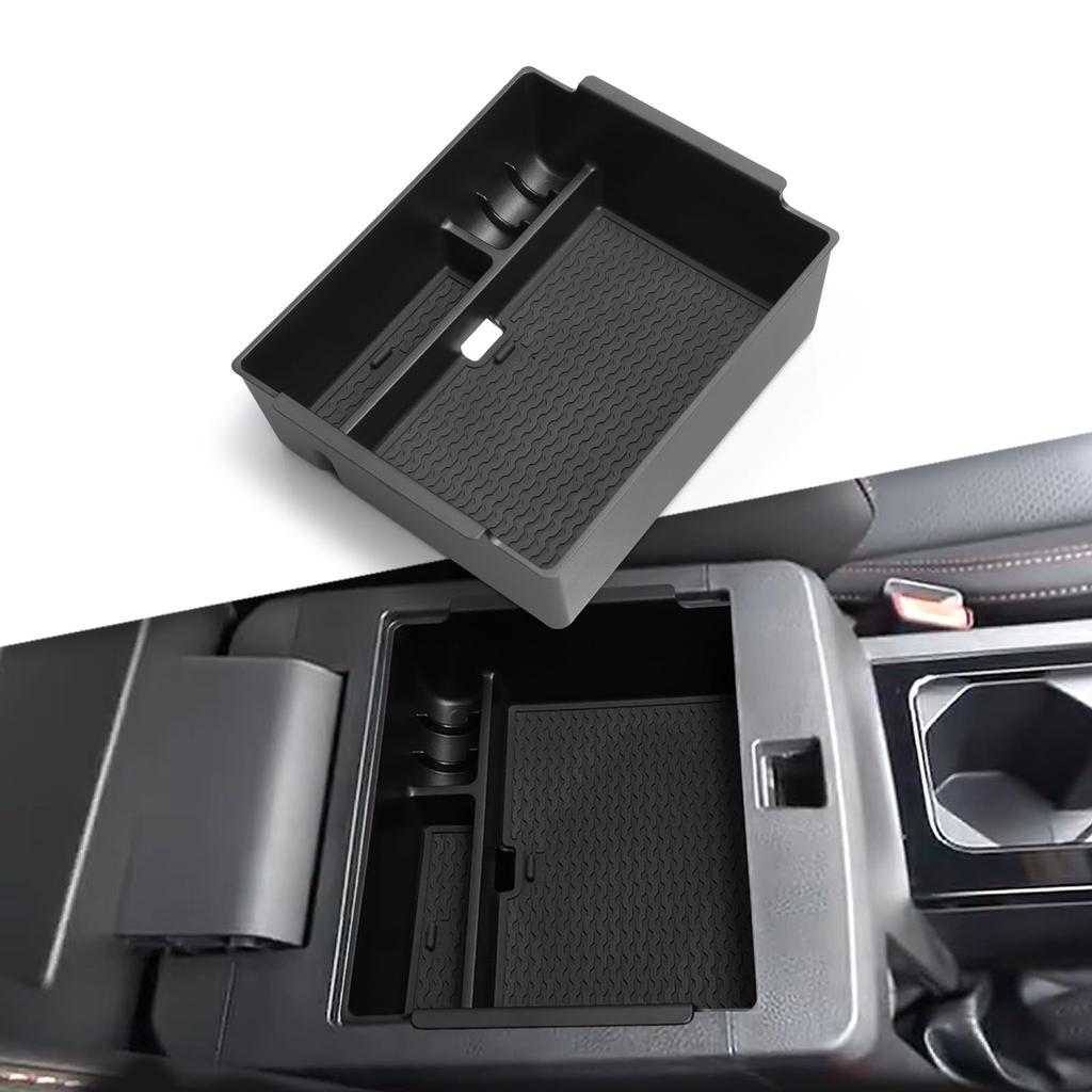 for Mitsubishi Triton 2025 2025 Center Console ABS Armrest Storage Box Tray Organizer Car Interior Accessories Tidying