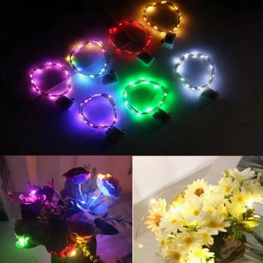 3m  LED String Lights Copper Silver Wire Garland Light  Fairy Lights Party Room Decoration for Christmas Wedding