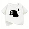 Sommer Katzen Grafik Kinder T-Shirts Kurzarm T-Shirts Cartoon Tier Jungen Mädchen Kleidung Kawaii Kätzchen Tops Y2K Kinder T-Shirt