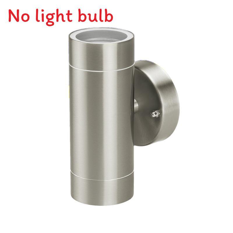 Modern Stainless Steel Outdoor Wall Light With Waterproof Design And Dimmable Led For Garden And Porch Lighting