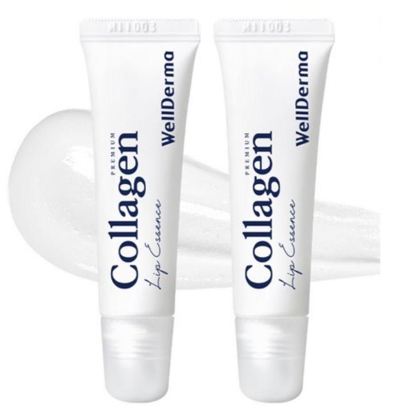 WELLDERMA Premium Collagen Hydro Lip Essence – 2-Pack Hydrating Lip Care (11ml × 2)