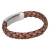 Vintage Woven Leather Bracelet Men s Cuff Wrap Bracelet Braided Bracelet with Magnetic Clasp