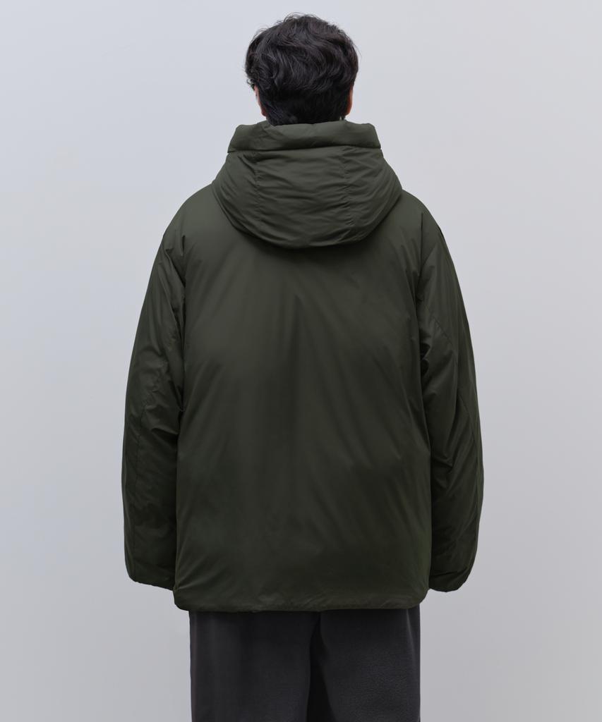 Musinsa Standard Non-Quilted Hooded Padded Jacket [Khaki]