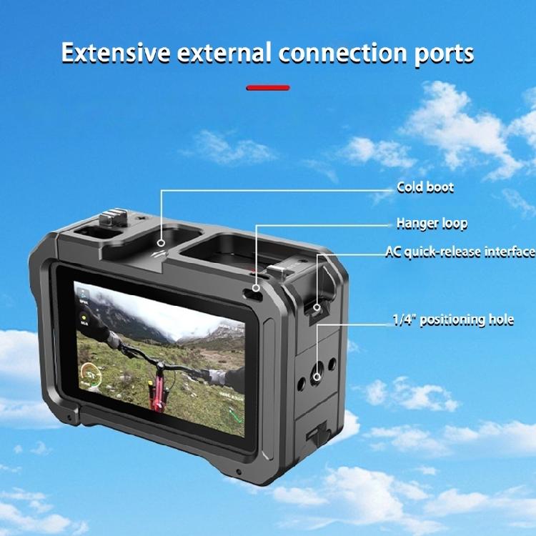 Cage Mount Rack For Action Cameras Quick Switching Horizontal Vertical Shoot Multiple Accessory Support Stable Recording