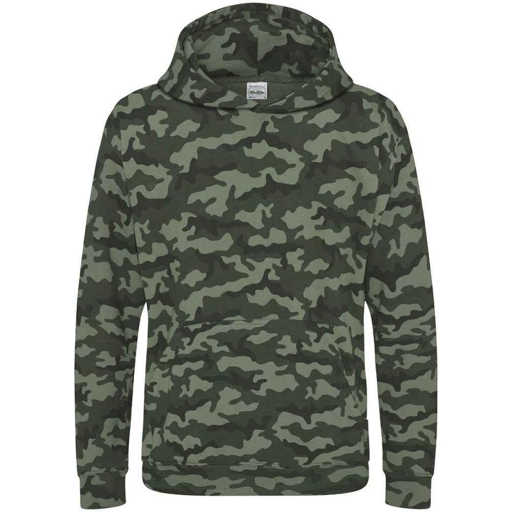 Awdis Childrens/Kids Camo Hoodie