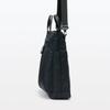 MUJI Water-Repellent Nylon 2-Way Tote Bag, Unisex, Adult, EGB63A5S, Black