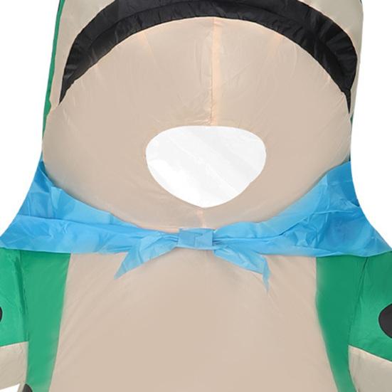 Nadmuchiwany kostium żaby dla dorosłych i dzieci, zabawny kostium żaby do nadmuchiwania z pompką powietrza, kombinezon żaby na całe ciało na Halloween, cosplay