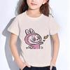 Monster Elf Cartoon Graphic Printed T-shirt Kids and Women Tees Top Summer Casual Men's Unisex Short Sleeve Clothing