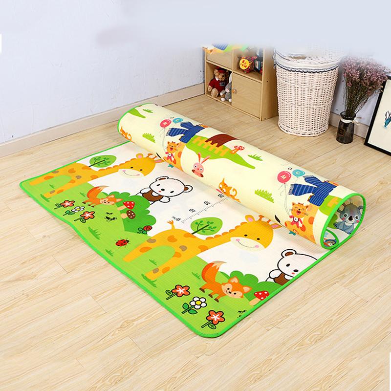120*90cm Baby Play Mat EPE Activity Gym Kids Crawling Mats Carpet Baby Game Carpet for Children Rug Floor Newborns Eva Foam Toys