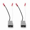 Pair Car Speaker Wire Harness Adapter Plug Modification Replacement for AcuraAccord