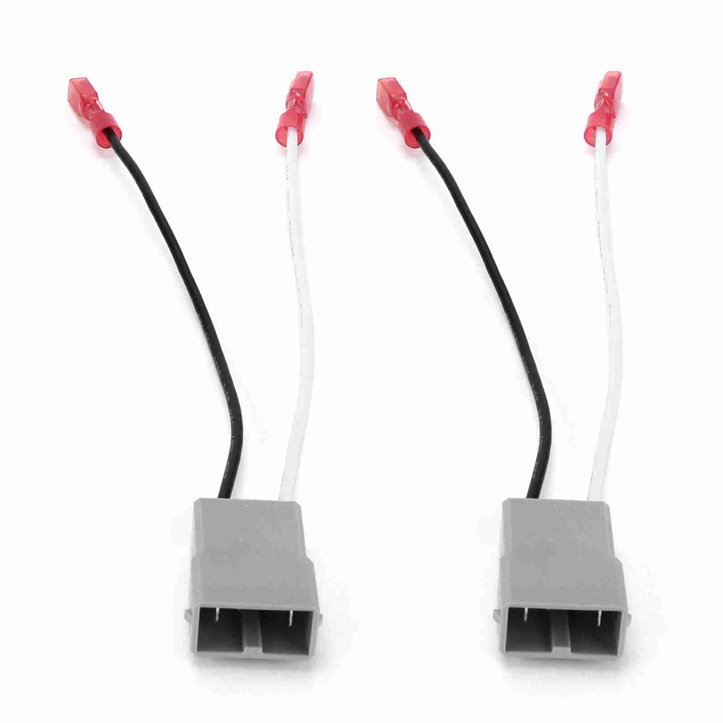 Pair Car Speaker Wire Harness Adapter Plug Modification Replacement for AcuraAccord