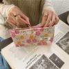 Makeup Bag Storage Fashion Casual Vintage Print Practical Delicate Style Girl
