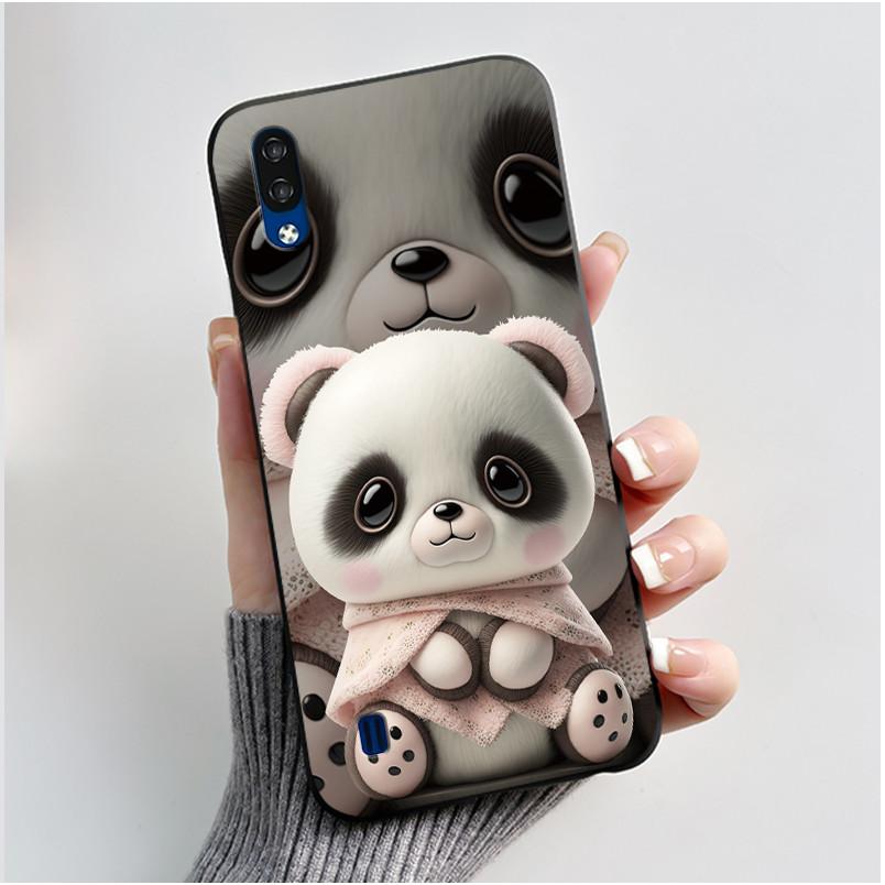 Per ZTE Blade A5 2020 A7 2020 A51 Lite Custodia Carino Coniglio Nero Morbido Silicone Cover Per ZTE BladeA5 BladeA7 2020 Custodia Guscio Telefono