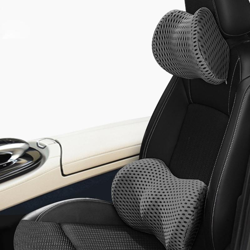 Back Support Pillow for Office and Car Seats 3D Curveds Lumbar Cushions with Washable Cover for Enhanceds Comfort