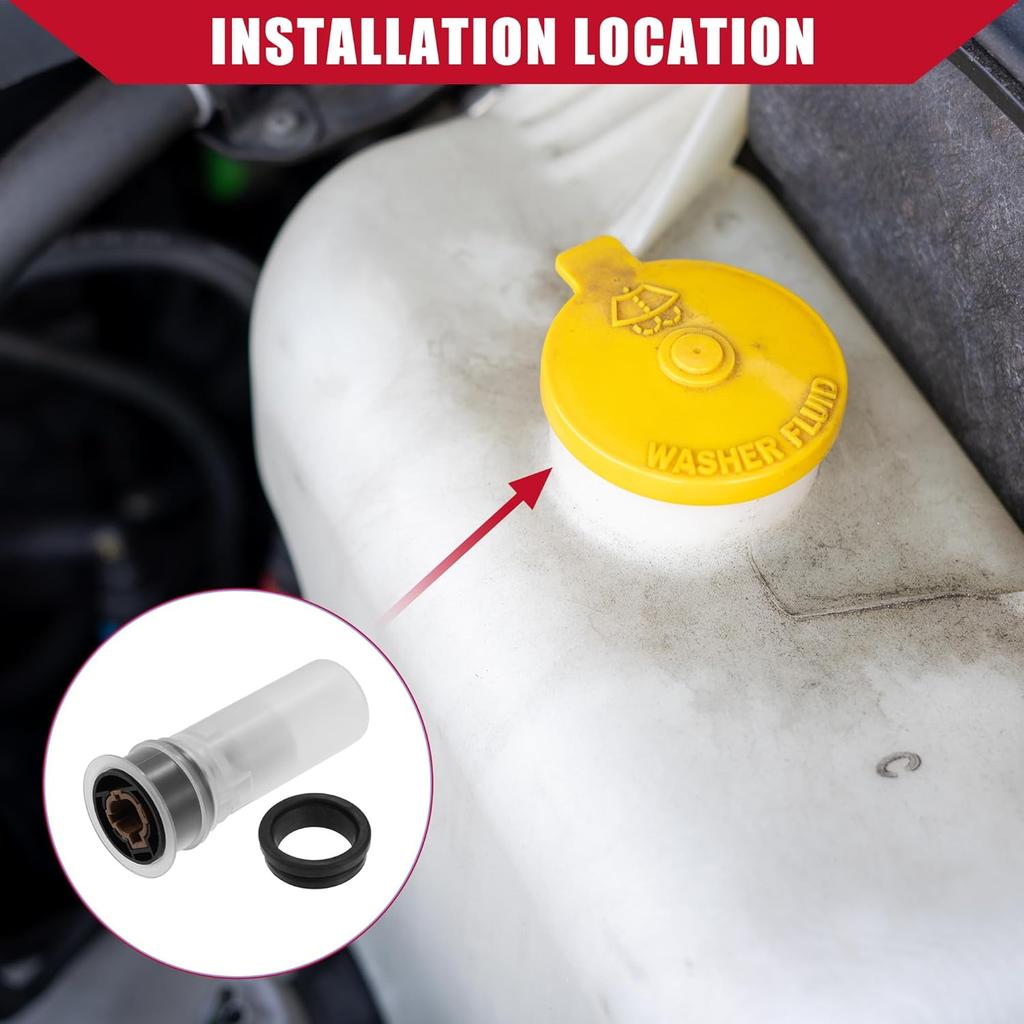 No.289111E400 Wiper Washer Windshield Fluid Level Sensor for Nissan Altima 1993-2020 / Inner/Durable Plastic Alloy / 1 Pcs Black