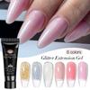 INCONTRARE ATTRAVERSO 14 Pz Set di gel UV poli Kit gel per unghie Crystal Builder Gel colorato trasparente con lampada Gel Smalto per unghie per l'estensione delle unghie