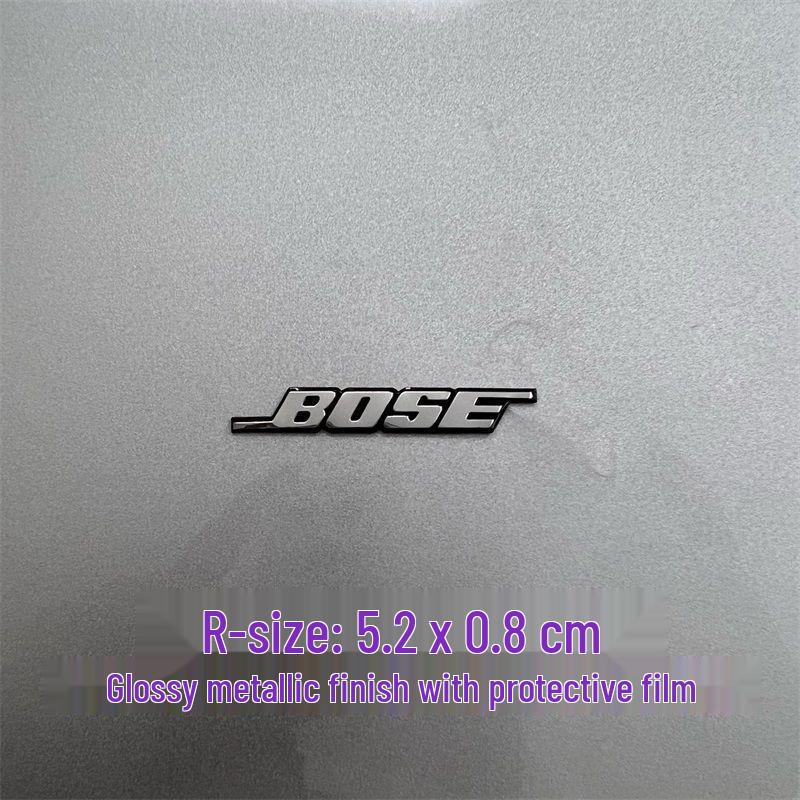 Dekorative Metallaufkleber für Auto-Audio-Lautsprecher von Bose, Harman Kardon, JBL.