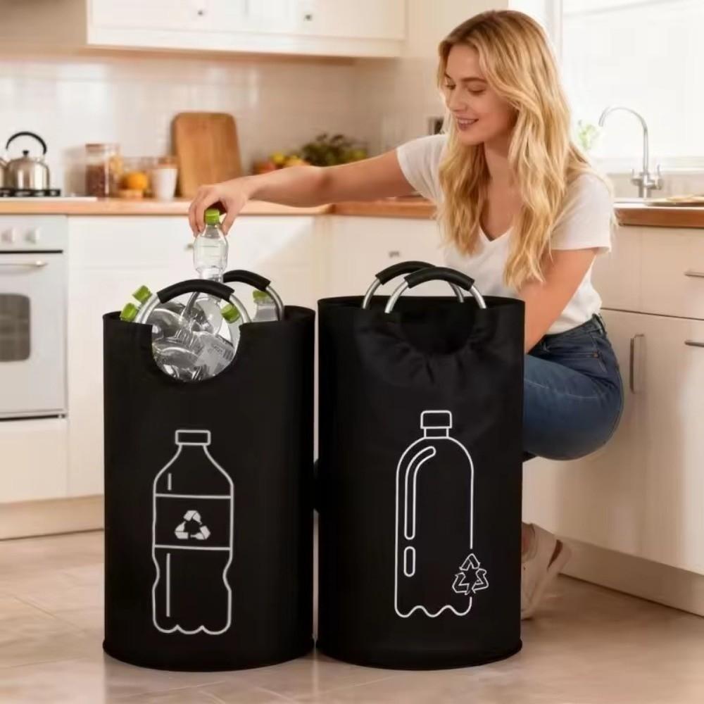 Large Capacity Folding Storage Bag 82L Wastewater Bottle Collector Bag Laundry Bin  Storage
