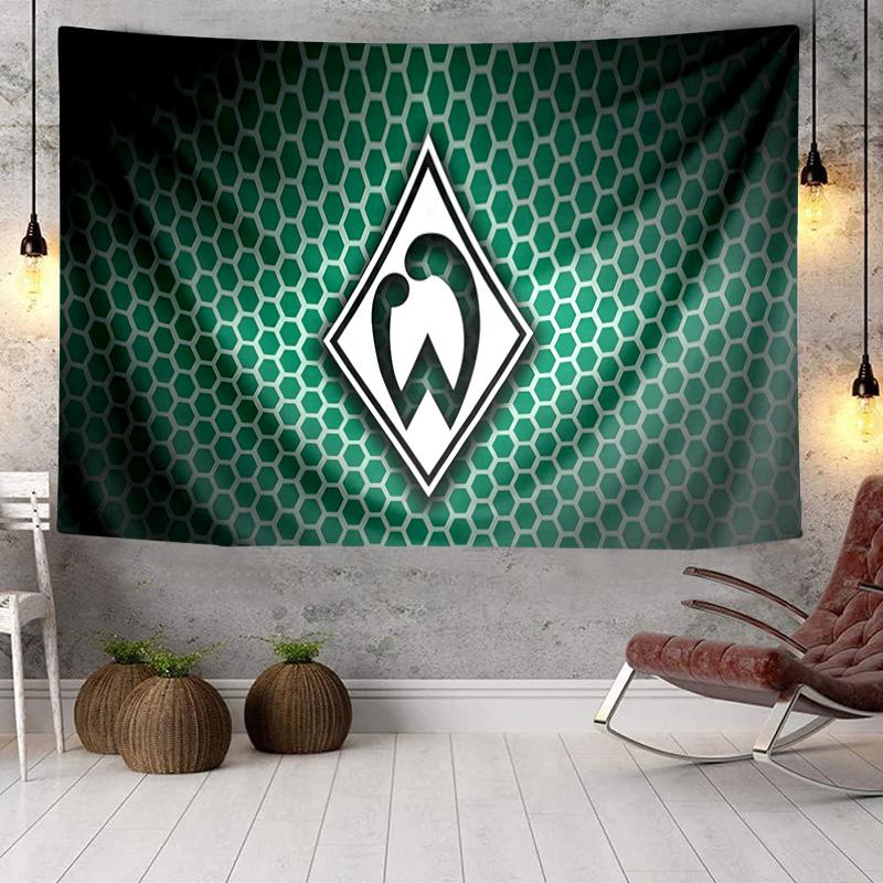 Green Bremen Pattern Tapestry, Unique Design Tapestry, Wall Decor for Bedroom,Livingroom, Playroom,Heartwarming Fan Holiday Gifts