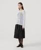 COVERNAT WOMAN Crochet Round Neck Knit White
