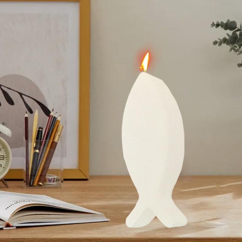 Candle Stick Holder Silicone Mold 3D Fish Resin Mold Candle Holder Silicone Resin Mold Cute Silicone Candle Holder Mold