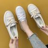Spring Autumn Trendy White Shoes Fashion Minimalist Flat Casual Comfort Board Footwear Lightweight Versatile Ladies Shoes
