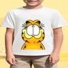 2026 Hot Sale Boys Girls 2-14Y The Garfield Show Cotton TShirt Summer Cartoon Print