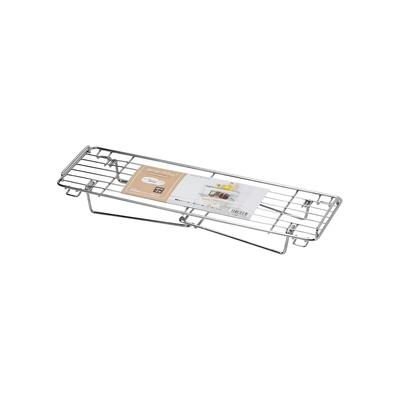 Perl-Metall-Stapelregal M-Größe Schmal Klappbare Beine Typ Lagerung Lagerung Wählen Sie Silber HB-6064