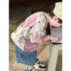 Boys' summer style Korean style tie-dye all-over printed round neck boys' T-shirt short-sleeved tops