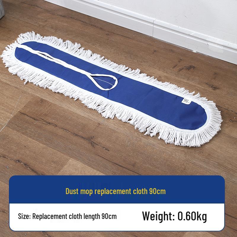 Rotating Cotton Thread Dust Mop for Home, Hotel & Homestay - Dual-Use for Dry & Wet Cleaning