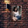 Metal Wall Art Decor 2D Flat Iron Painting for Home Bar Garage Cafe Club Room
