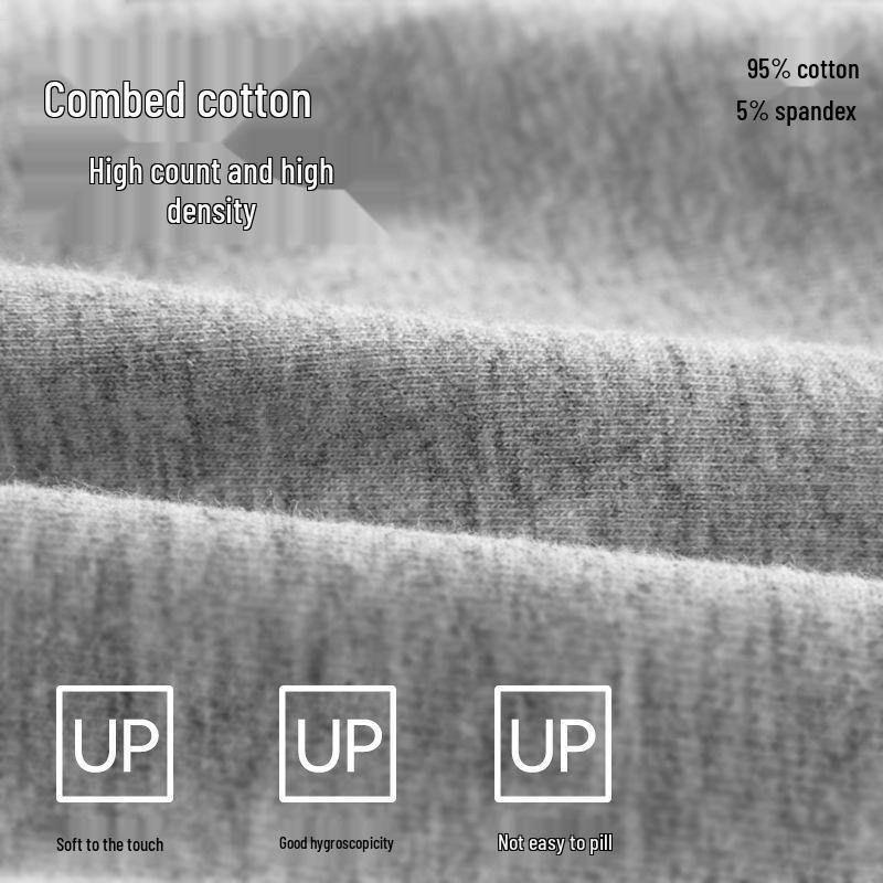 Men's Pure Cotton Antibacterial Boxer Briefs - Summer Breathable Shorts 7A