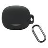 For QCY MeloBuds N50 Silicone Case Wireless Earphones Protective Cover with Anti-Lost Buckle