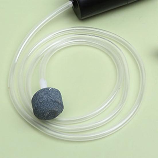 Aquarium Air Pump USB Mini Fish Tank Oxygen Pump Portable Silent Air Aerator Pump Oxygen Bubbler with Air Stone for Small Medium Fish Tanks Pond