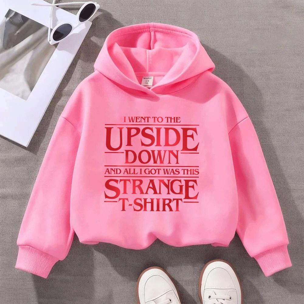 Kinder Stranger Grafik Sweatshirt Jugend Freizeit Pullover Langarm Mischung Neuartiger Druck Mode Oberteil für Jungen Mädchen