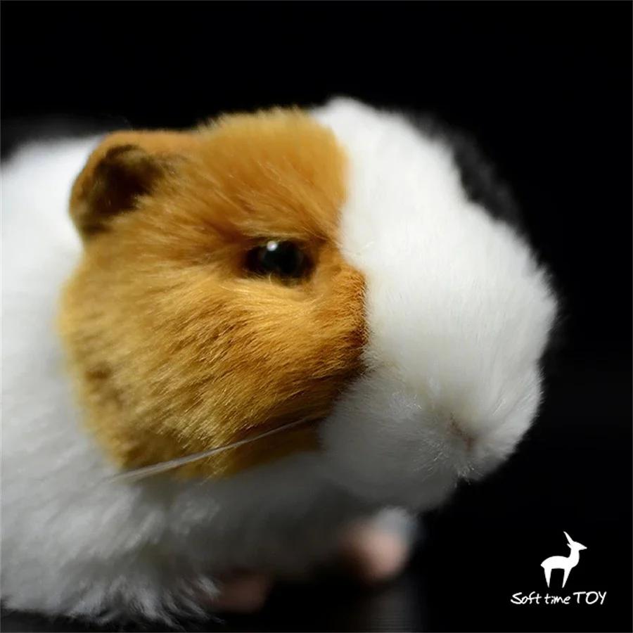 Guinea Pig High Fidelity Anime Cute Plushie Cavy Plush Toys Lifelike Hamster Animals Simulation Stuffed Doll Kawai Toy Gifts
