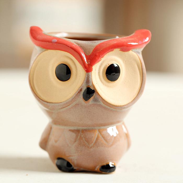 

Милый мультяшный суккулентный цветочный горшок с головой котенка и орлом, настольная керамика в минималистском стиле, специальное предложение, креативная распродажа, небольшой поток