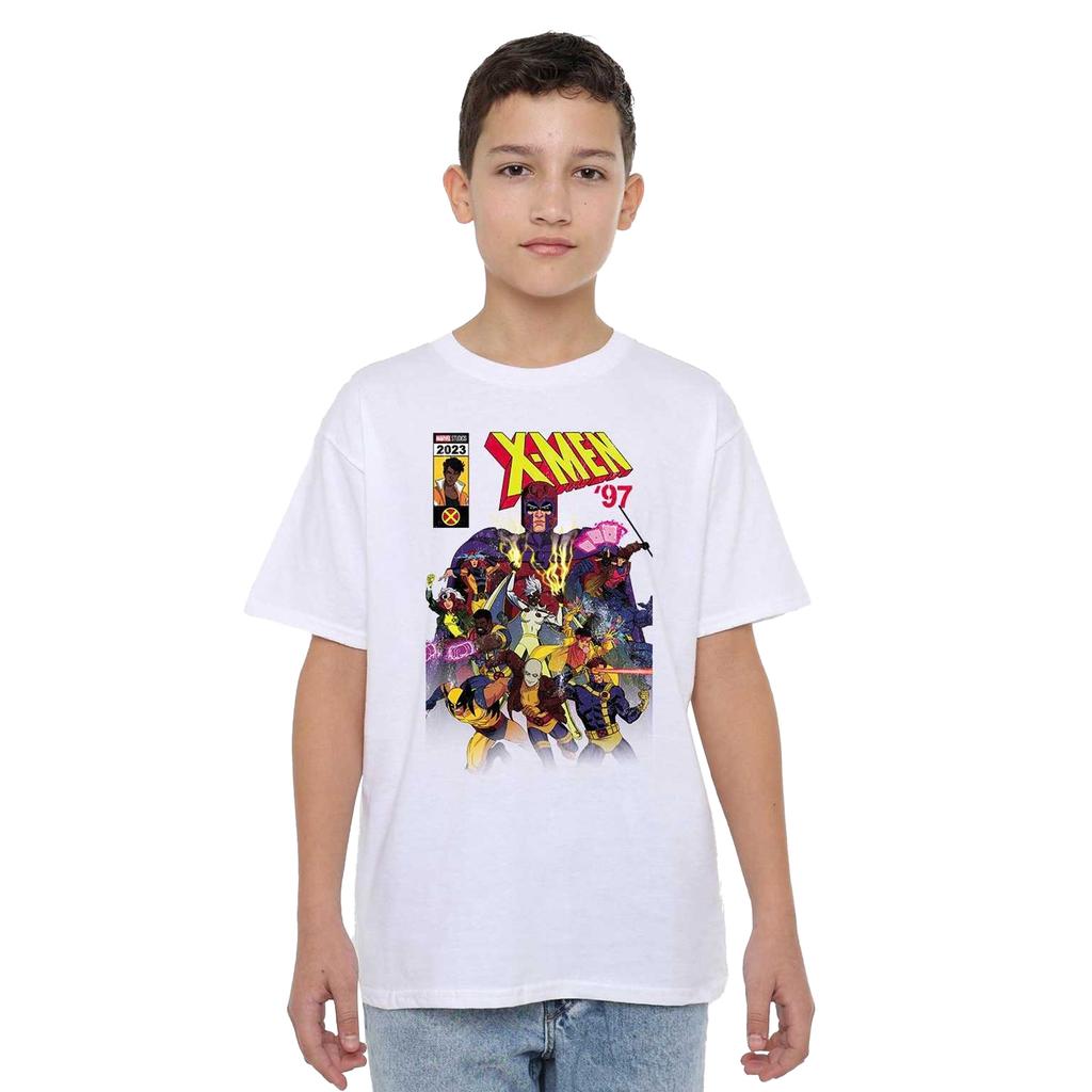 Marvel Dětské/dětské tričko X-Men Comic Cover Team