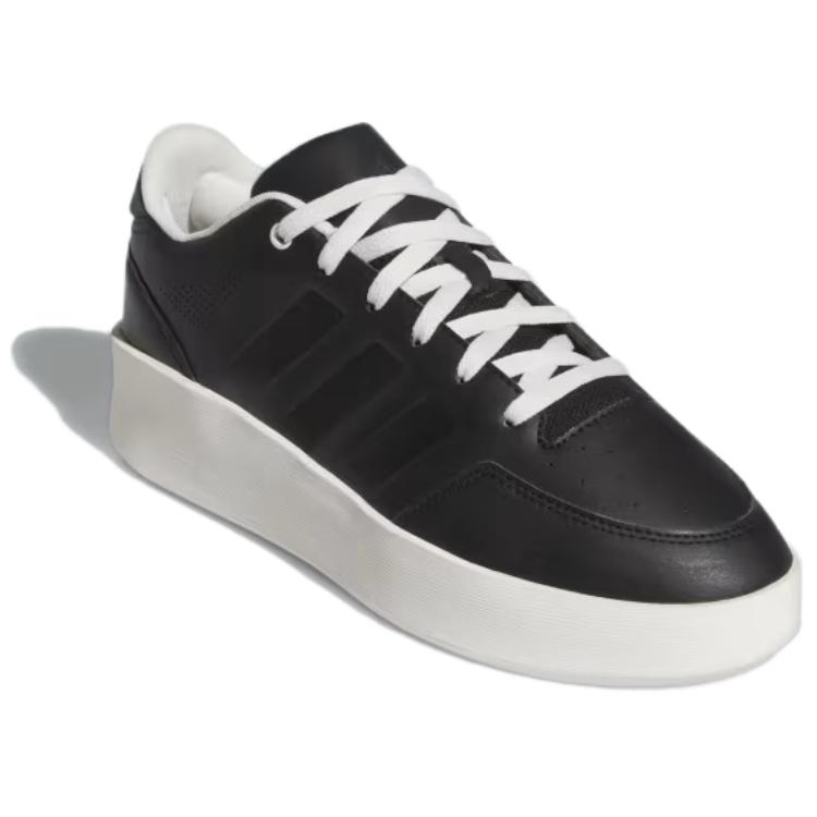 Adidas Mullaly Comfortable Versatile Non-Slip Wear-Resistant Low-Top Casual Shoes Unisex Casual Shoes Black JI0382