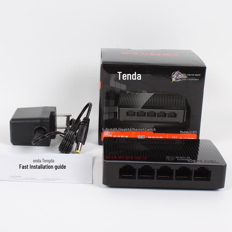 Tenda SG105 5-Port Gigabit Network Switch with IP55 Protection