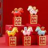 2026 New Year Resin Pony Decoration Ornament Mini Car Desktop Ornament New Year Birthday Blessing Gift Spring Festival Crafts