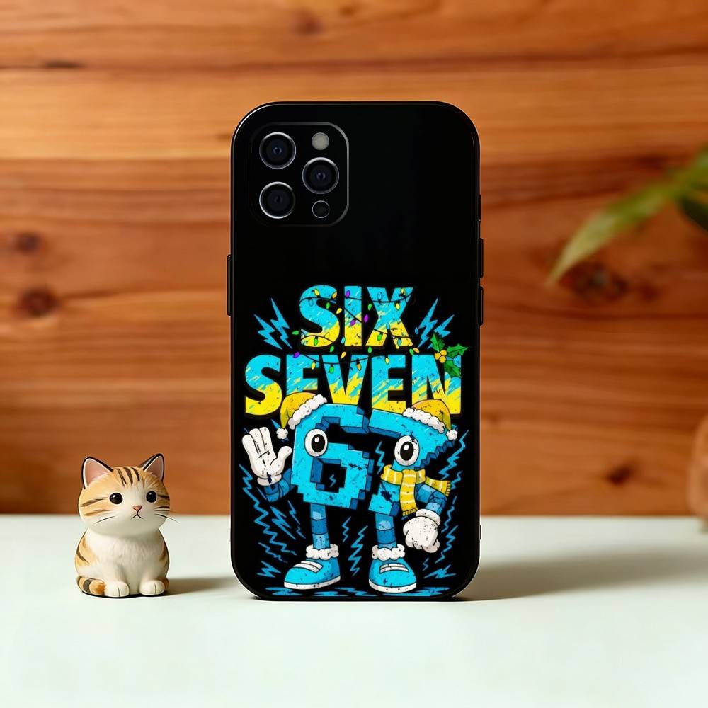 S-Six S-Seven 67 SS Phone Case Silicone Soft For IPhone 17 16 15 14 13 12 11 X XR Plus Pro Max Plus