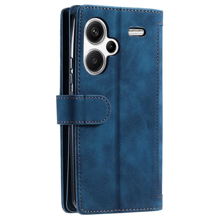 For Xiaomi Redmi Note 13 Pro+ 5G Case 9 Card Slots Stand Leather Retro Phone Cover