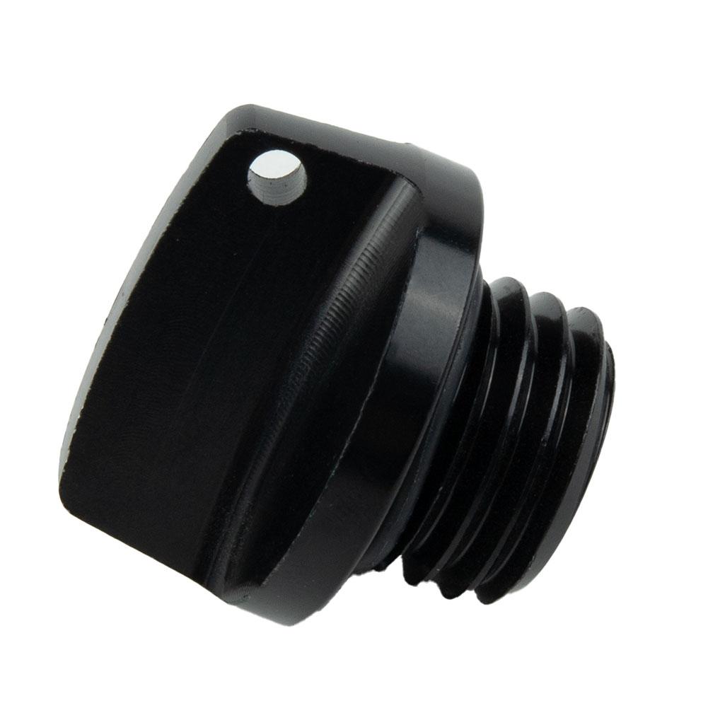 Aluminum Oil Filler Cap Black Oil Filler Cap Screw-on