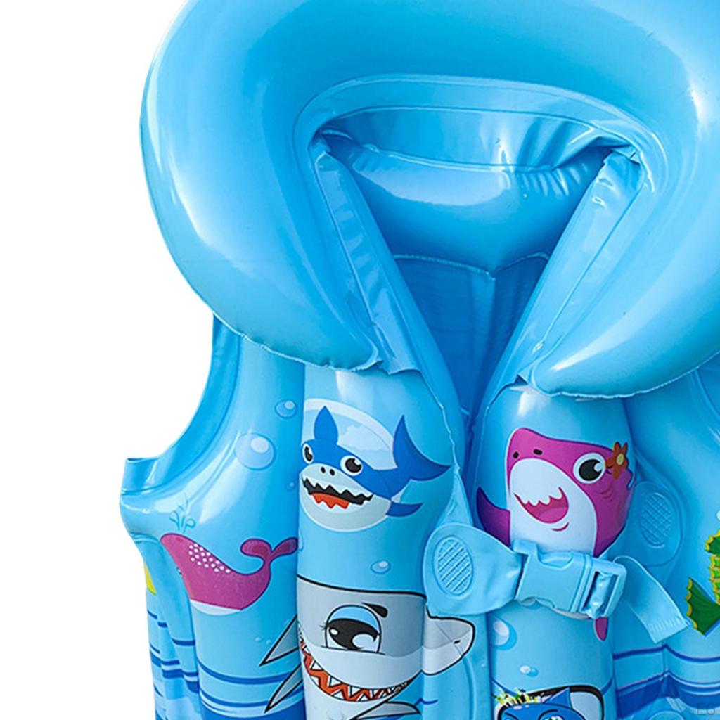 Kids Inflatable Swim Vest Float Swimsuit Buoy Aid for Kayak Fishing Surfing