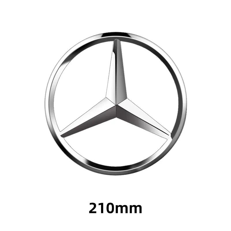 1ks 188mm 210mm ABS Auto Přední Maska Znak Nálepka Kryt Emblem Pro Mercedes Benz Třída A/B/C/E/S GLA CLA GLE GLK CLK CLS GLS GLC