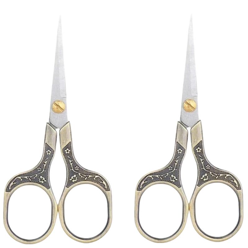 1-5Pcs Stainless Steel Vintage Scissors Sewing Fabric Cutter Embroidery Tailor Thread Scissor Tools for Sewing Shears Small