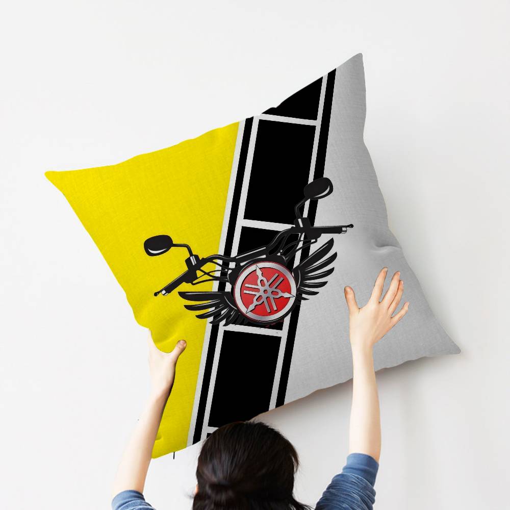 Motorcycle Cool Y-YaMmahaS Cushion Cover Pillowcase Upholstery Sofa Throw Pillow Home Decor Pillowcas