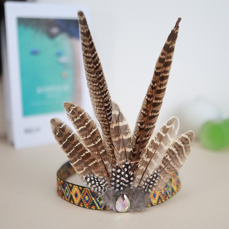 Native American Feather Headdresses: Versatile Styles for Children & Adults, Perfect for Festivals, Performances, and Costumes.