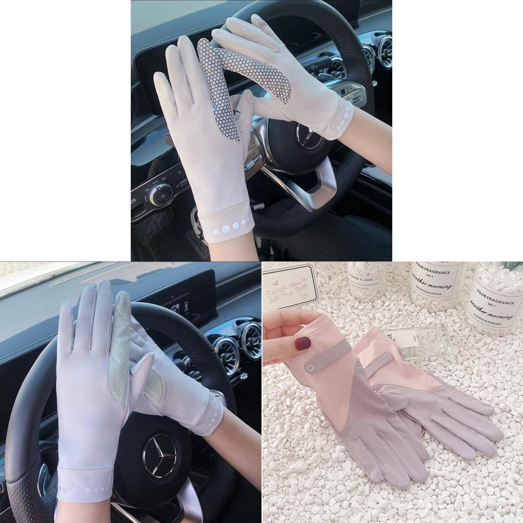 Womens Uv Protection Gloves With Touchscreen For Outdoor Driving And Summer Sun Protection